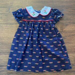 The Beaufort Bonnet Company size 18/24 Months heart floral dress